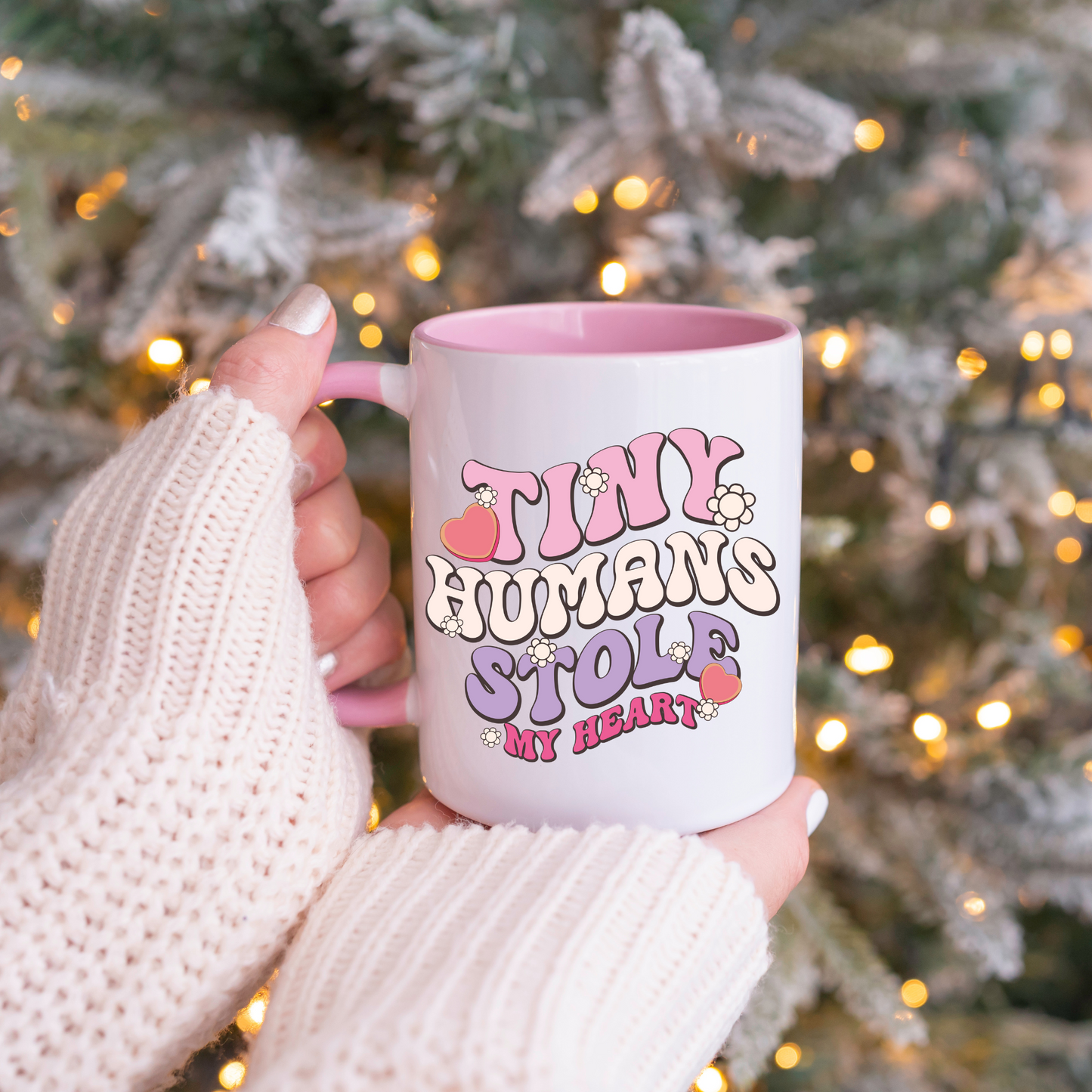 'Tiny Humans Stole My Heart' Printed Mug