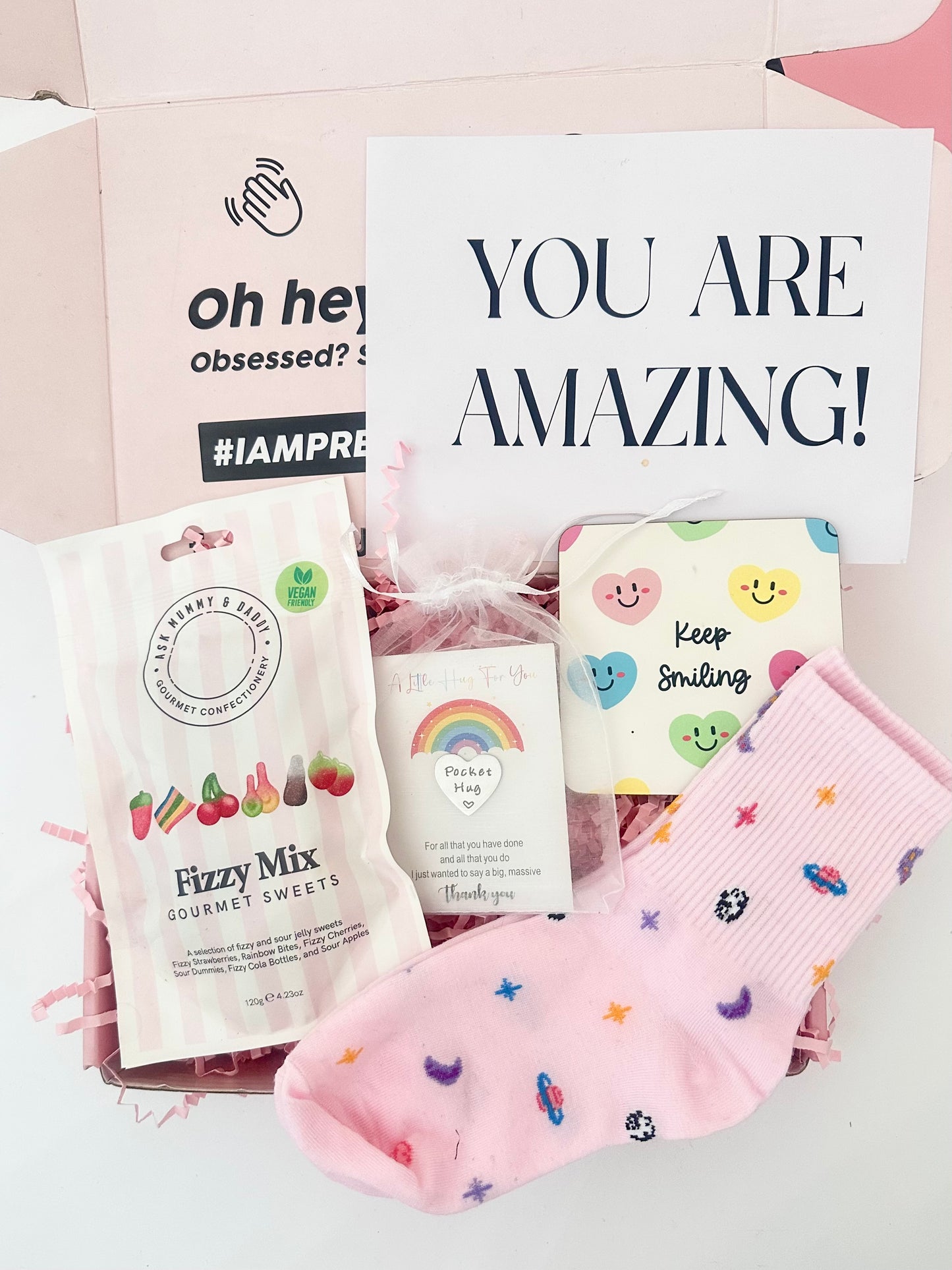 'You Are Amazing' Pink Mini Gift Box