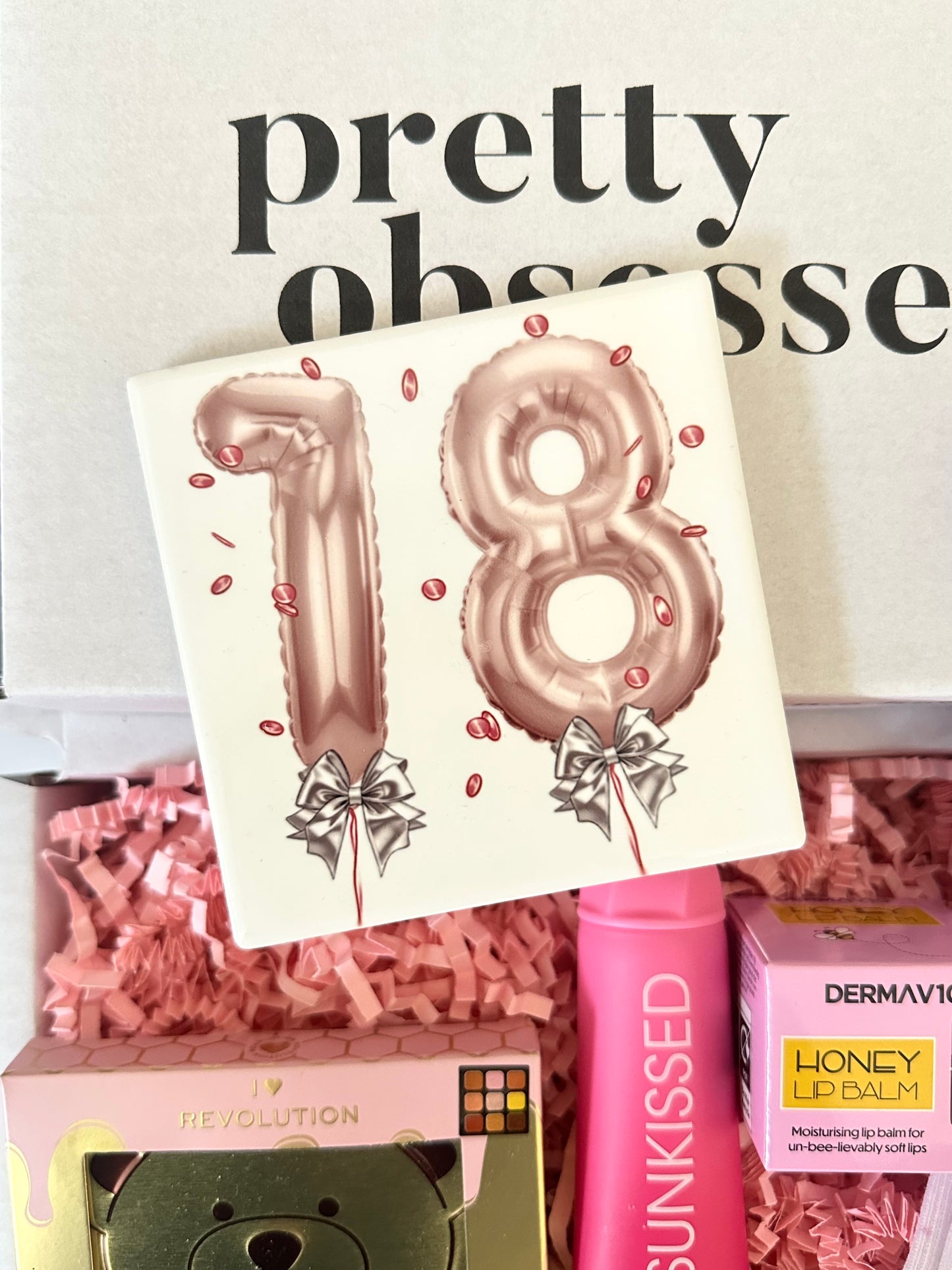 Pink Milestone Birthday Pamper Gift Treat Box