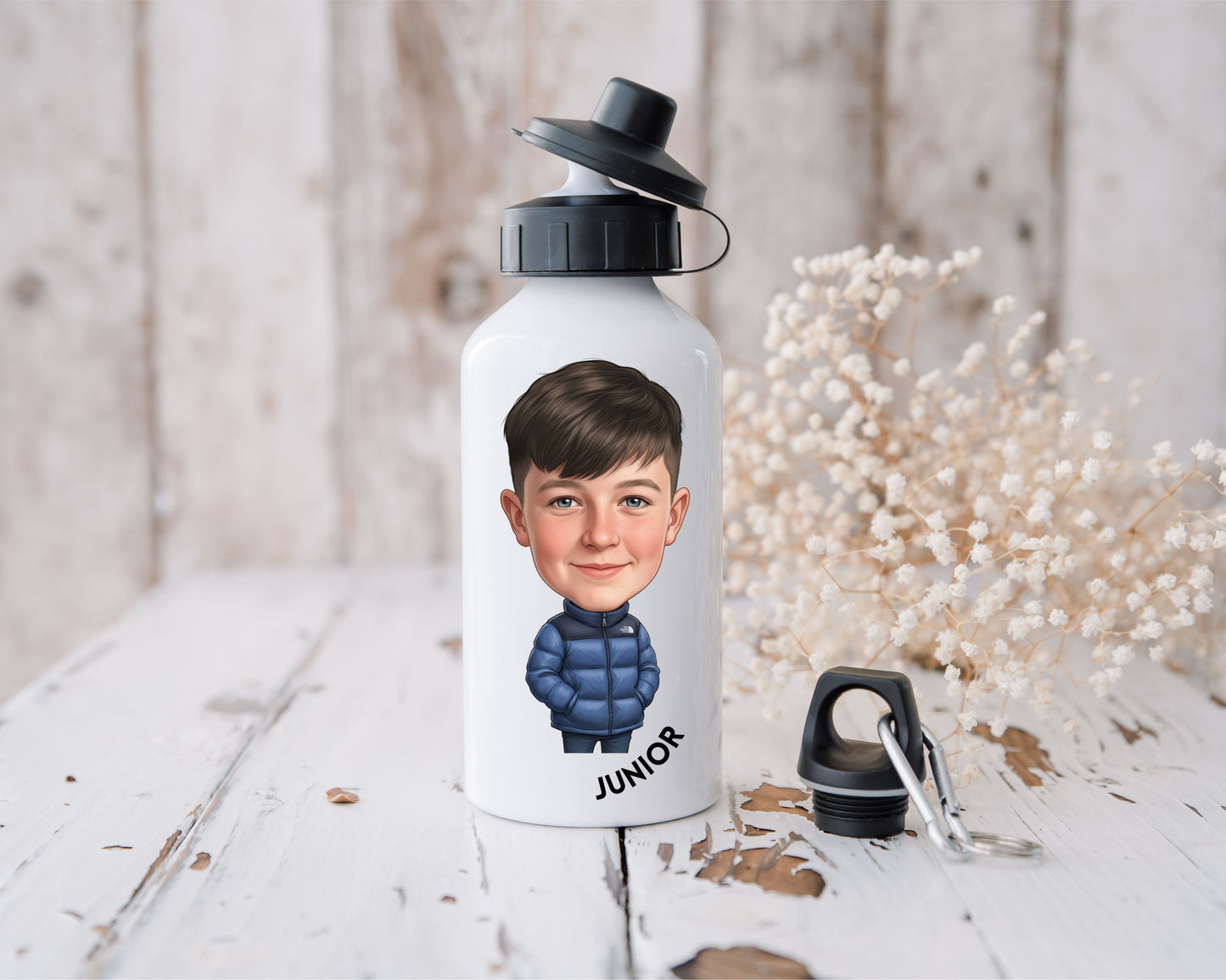 Personalised Fun Cartoon Sports Bottle 500ml