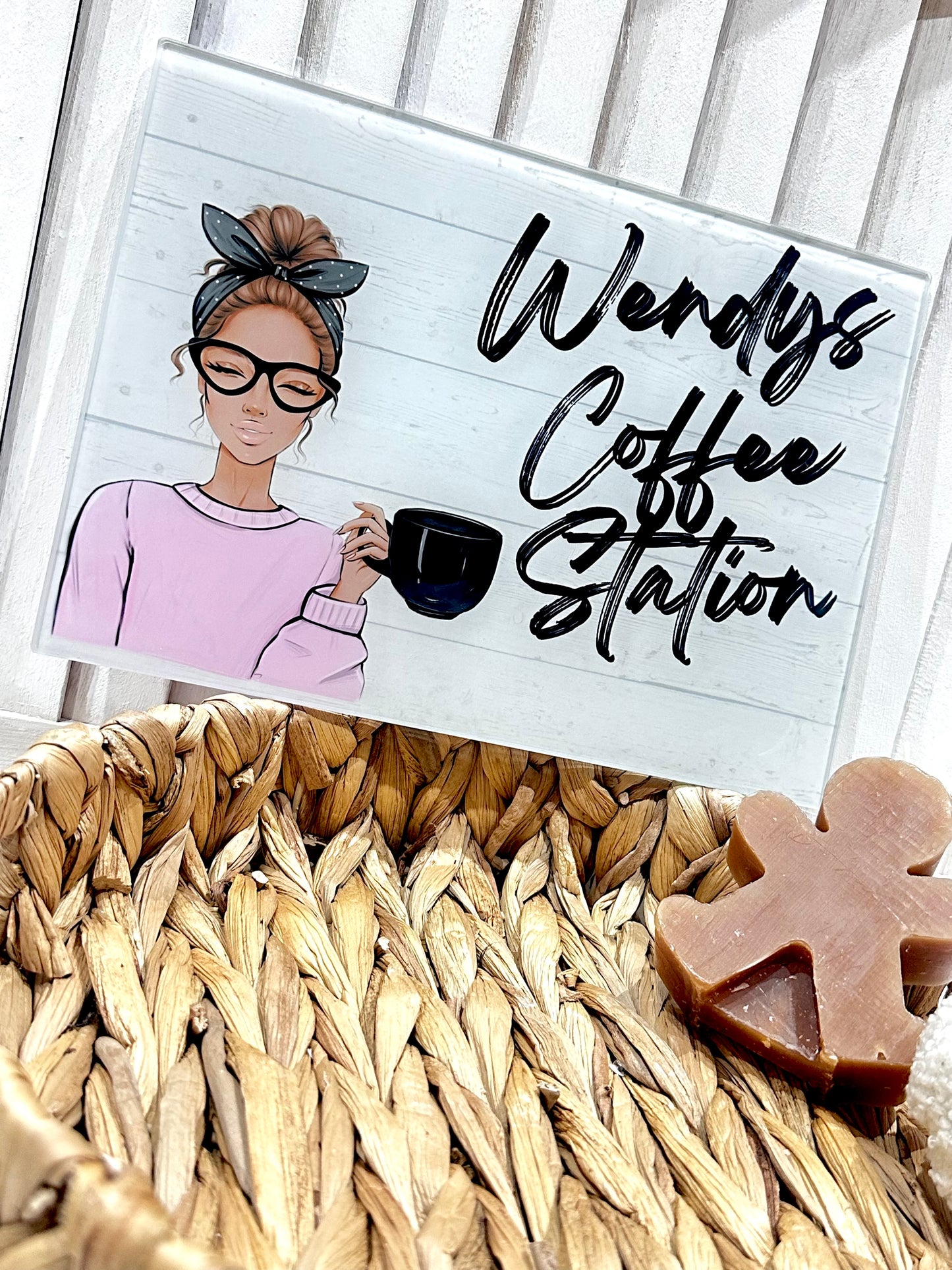 Personalised Coffee Tea Wine Drinks Station Board