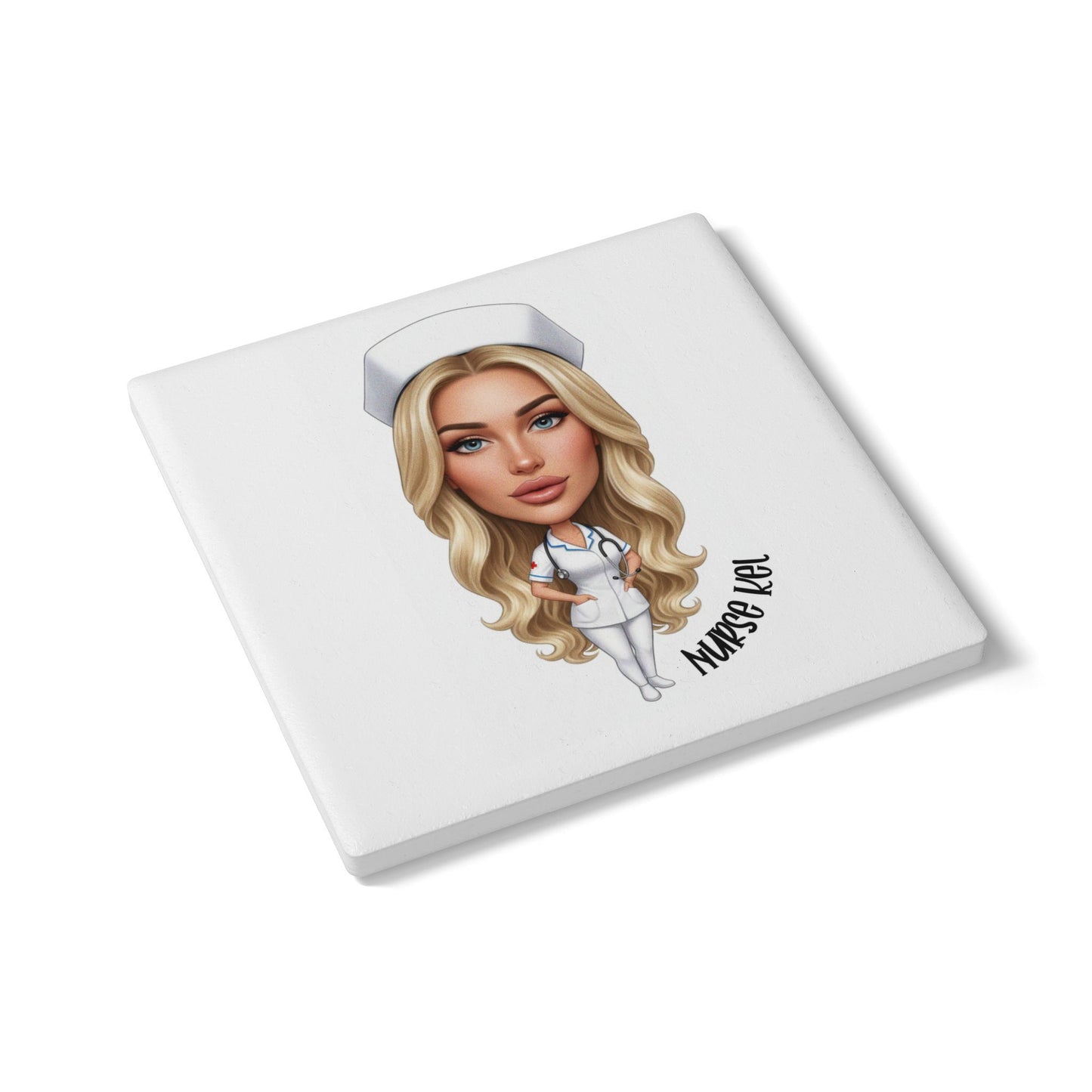 Personalised Fun Nurse Cartoon Sports Bottle 500ml / Mug / Coaster