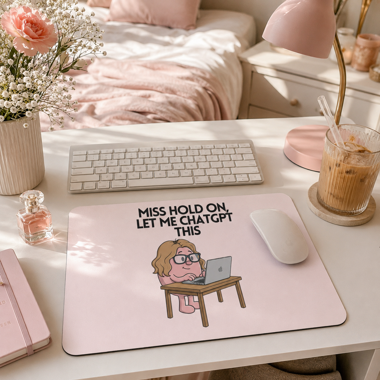 Miss Hold On, Let Me Chat GPT This' Novelty Mouse Mat
