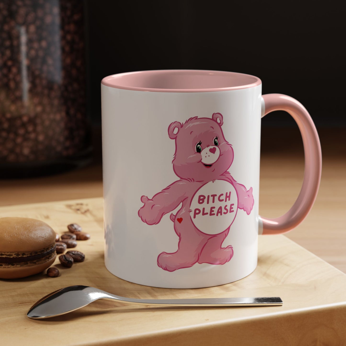 Swear Bear 'Bitch Please' Funny Mug / Coaster