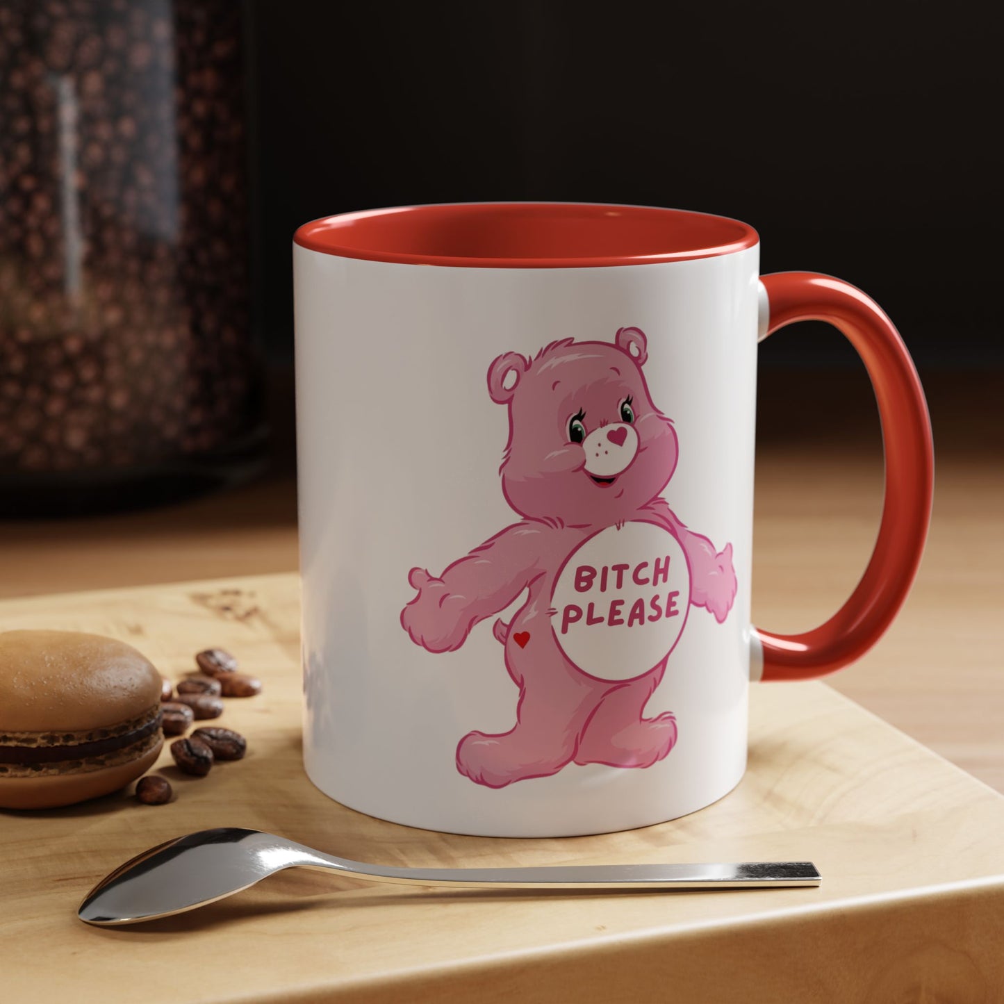 Swear Bear 'Bitch Please' Funny Mug / Coaster