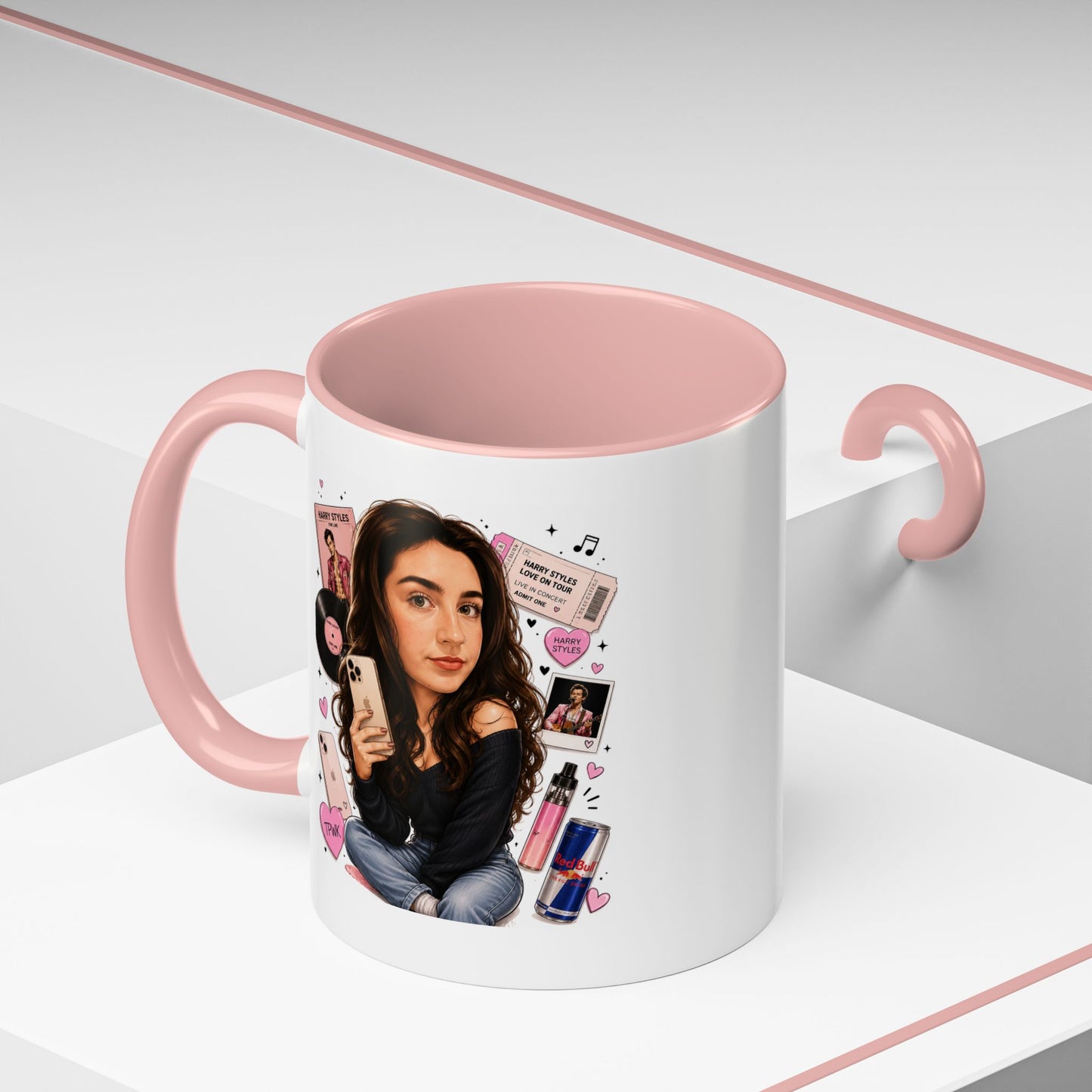 Personalised Fun Cartoon Unique Interests Sports Bottle 500ml / Mug / Coaster