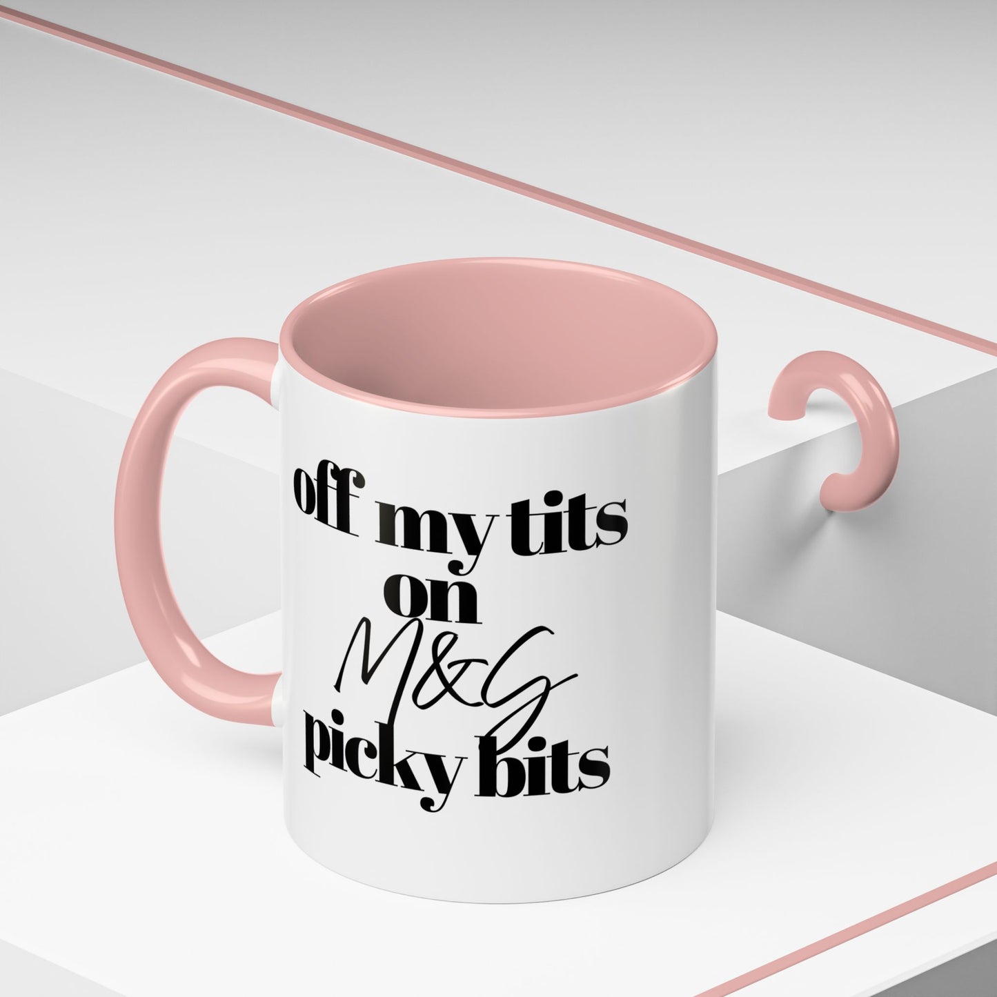 Off My Tits on M&S PICKY BITS Novelty Funny Mug 6 Colours