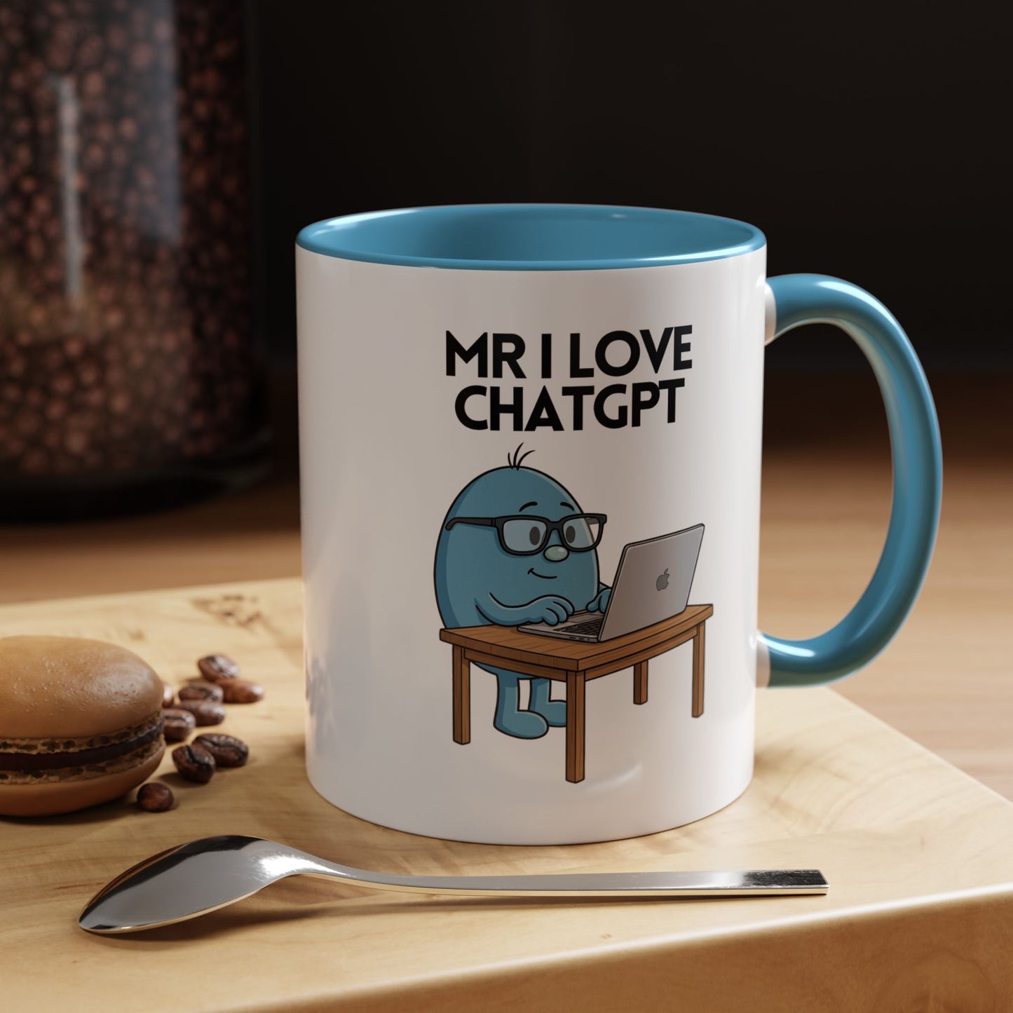 Novelty Mr or Miss Love ChatGPT' Character Mug 11oz