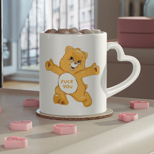 Swear Bear 'Fuck You' Funny Mug / Coaster