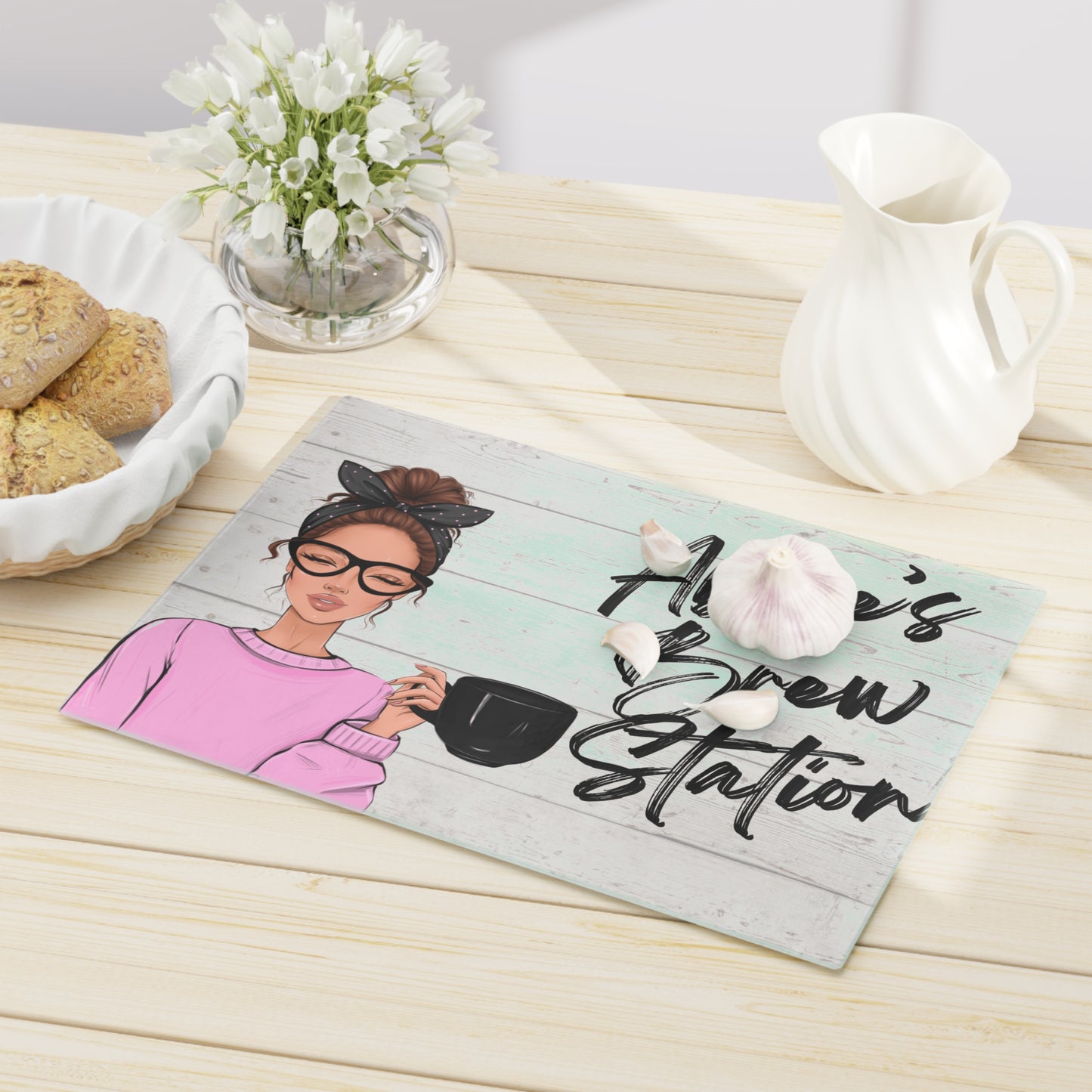 Personalised Coffee Tea Wine Drinks Station Board