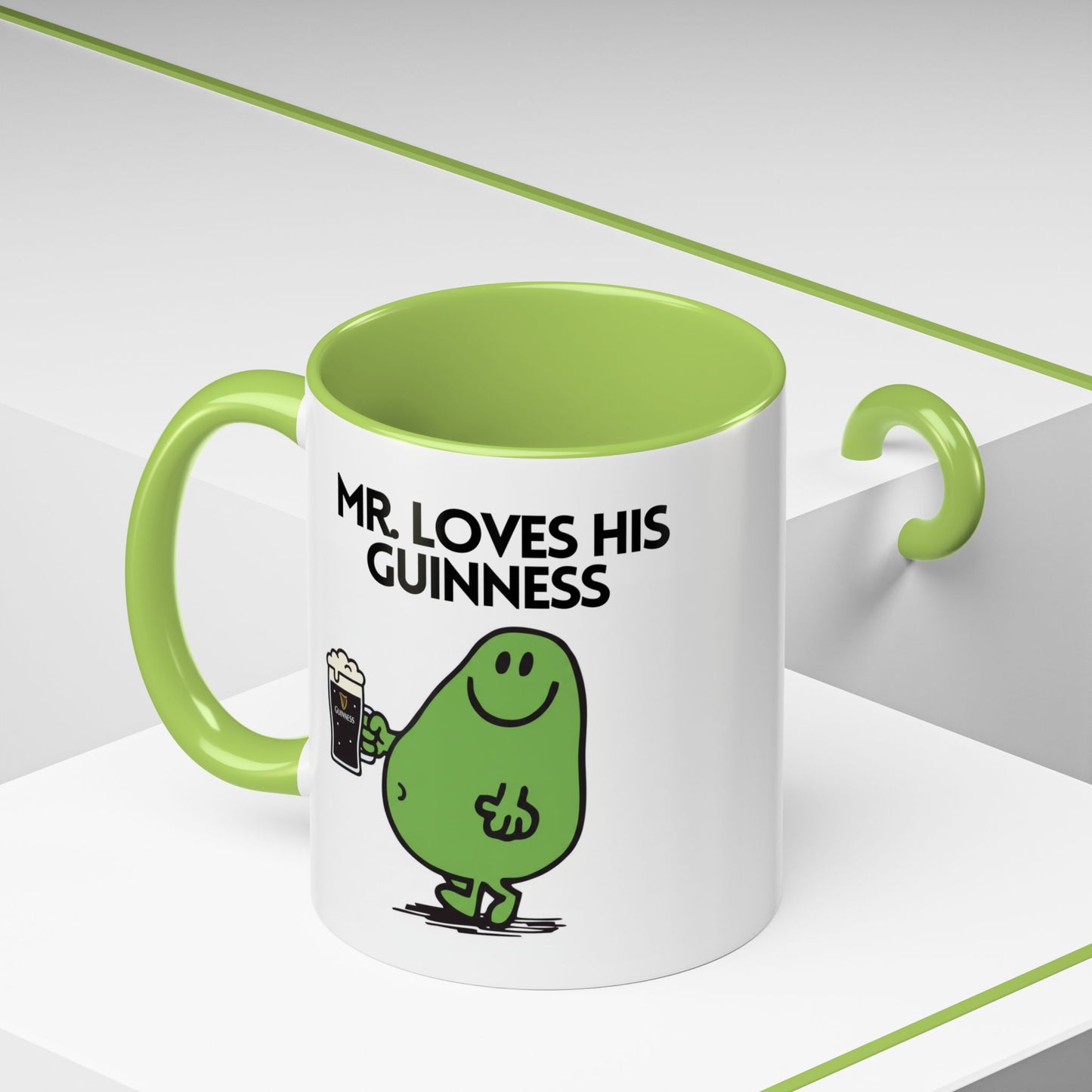 Novelty Mr Loves His Guiness' Character Mug / Coaster