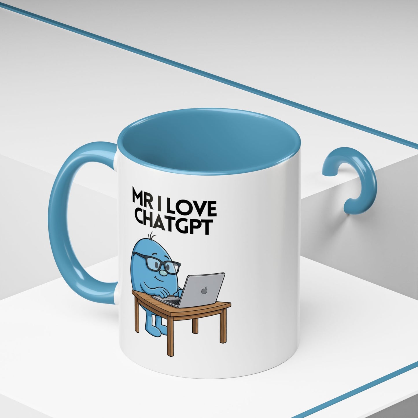 Novelty Mr or Miss Love ChatGPT' Character Mug 11oz