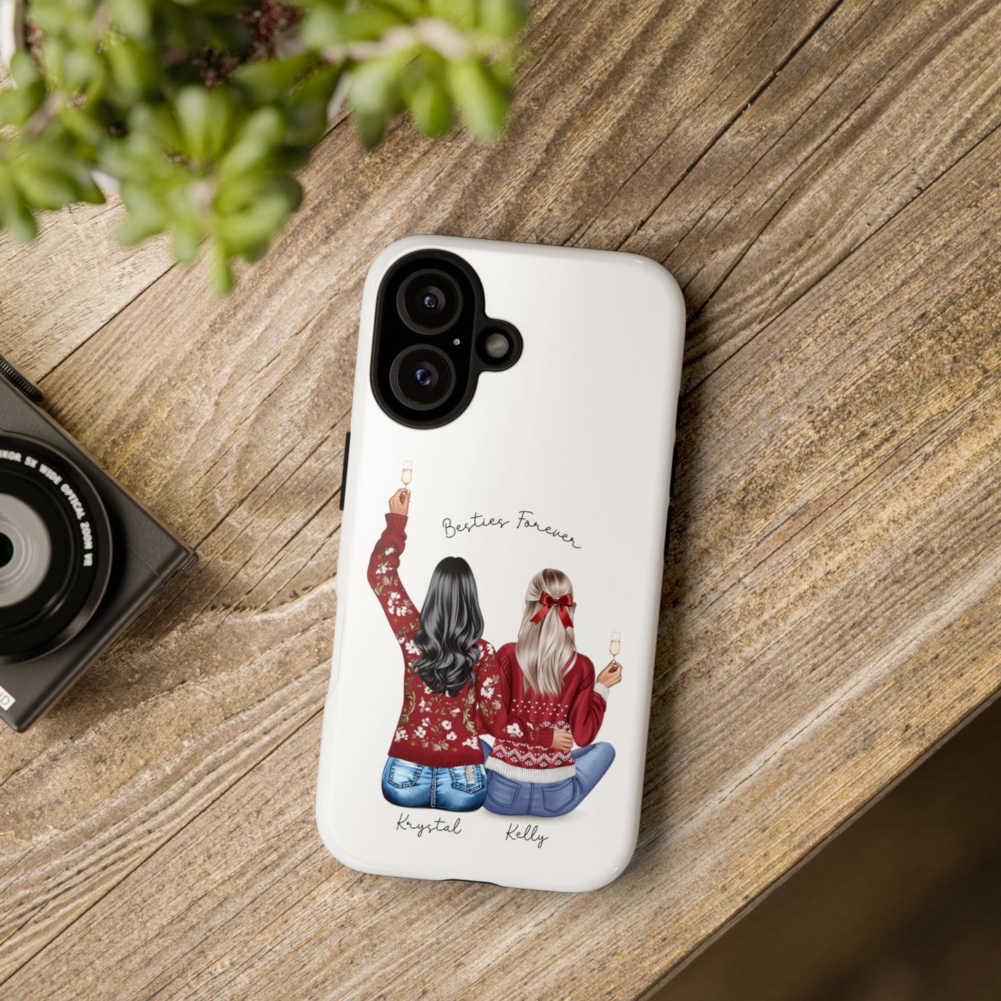 Personalised Christmas  Besties / Mum / Daughter Phone Case