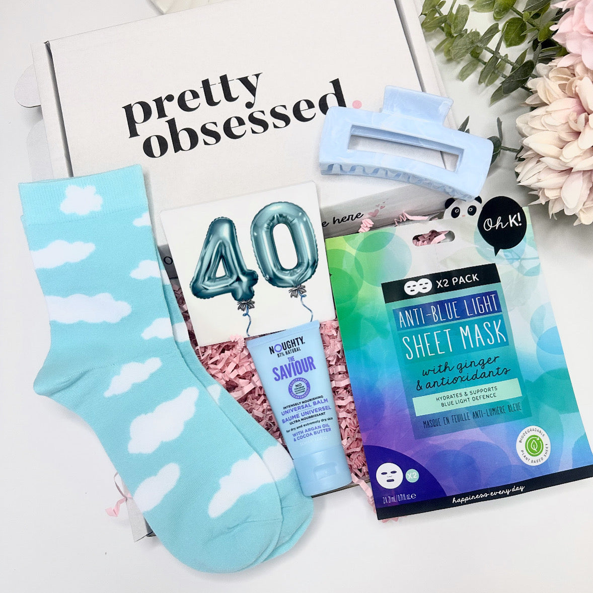 Blue Milestone Birthday Pamper Gift Box