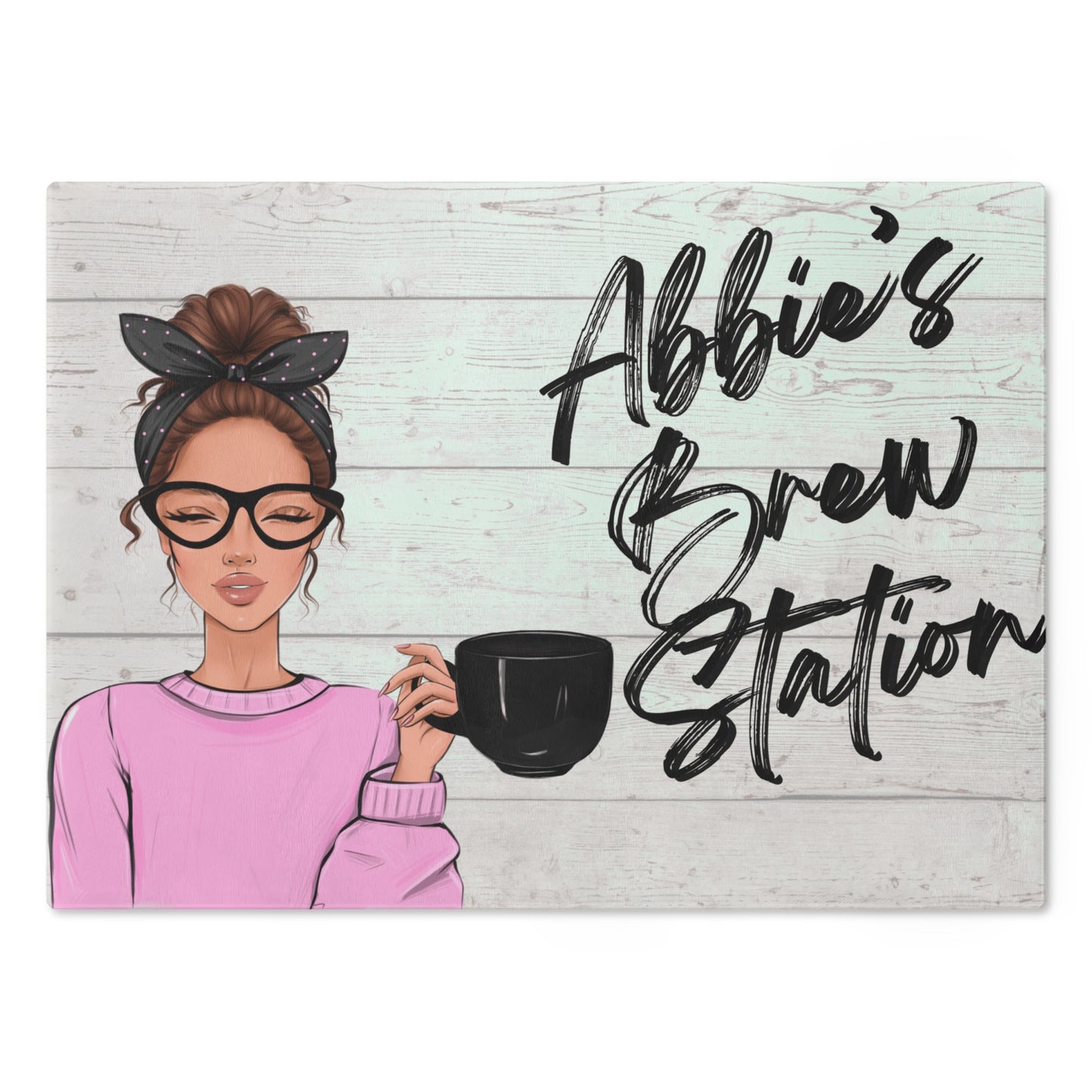 Personalised Coffee Tea Wine Drinks Station Board