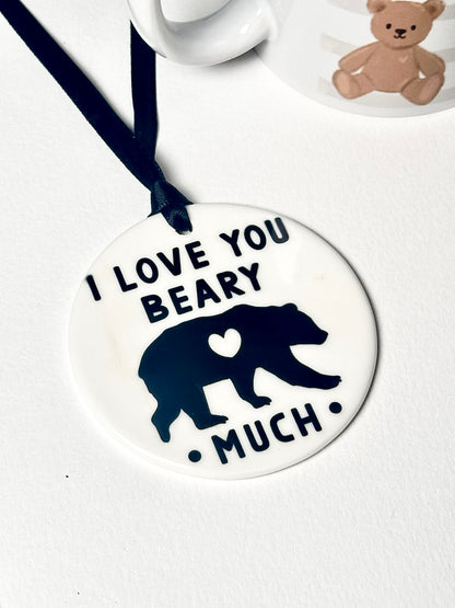 'I Love You Beary Much' Ceramic Keepsake