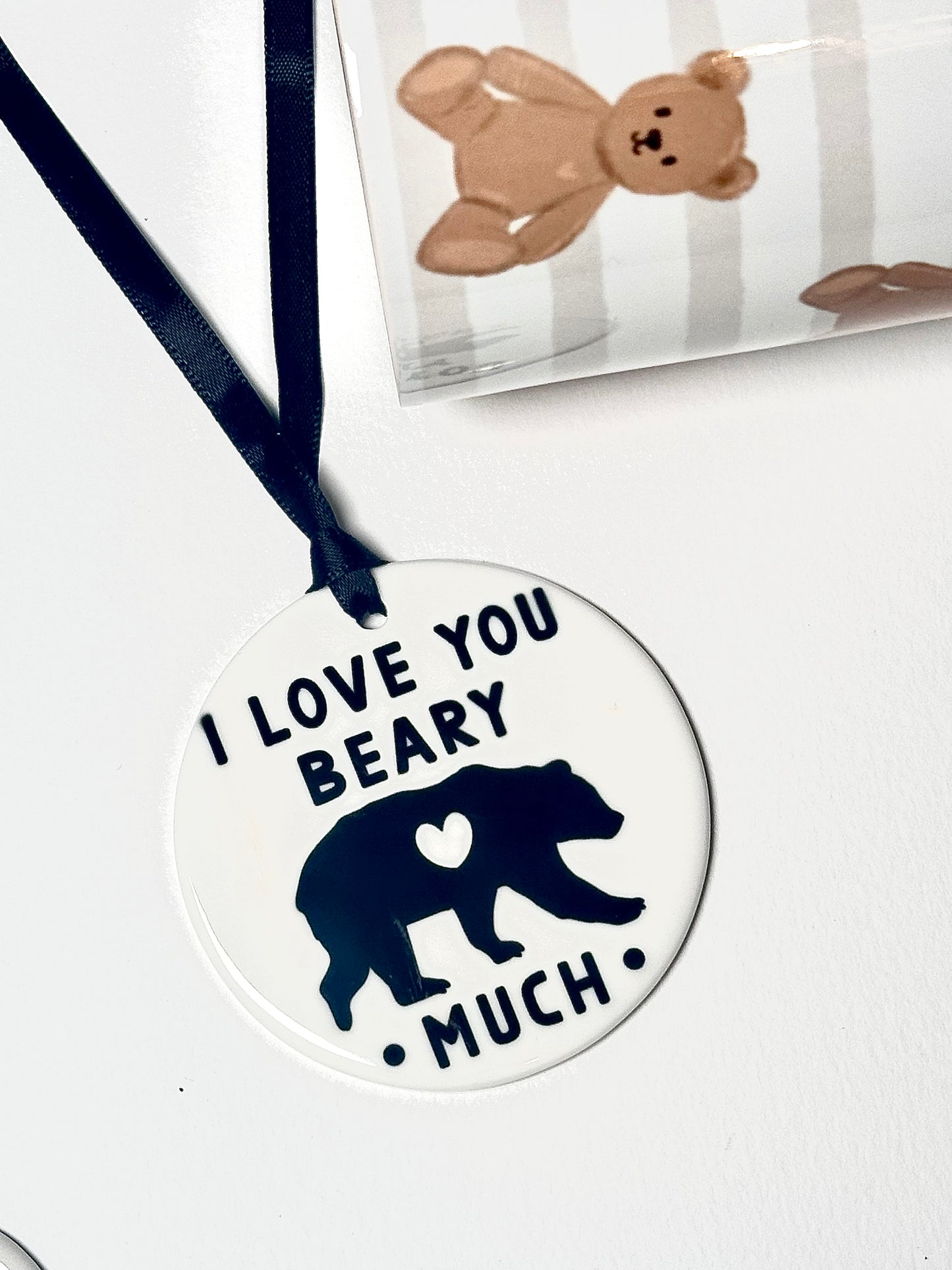 'I Love You Beary Much' Ceramic Keepsake