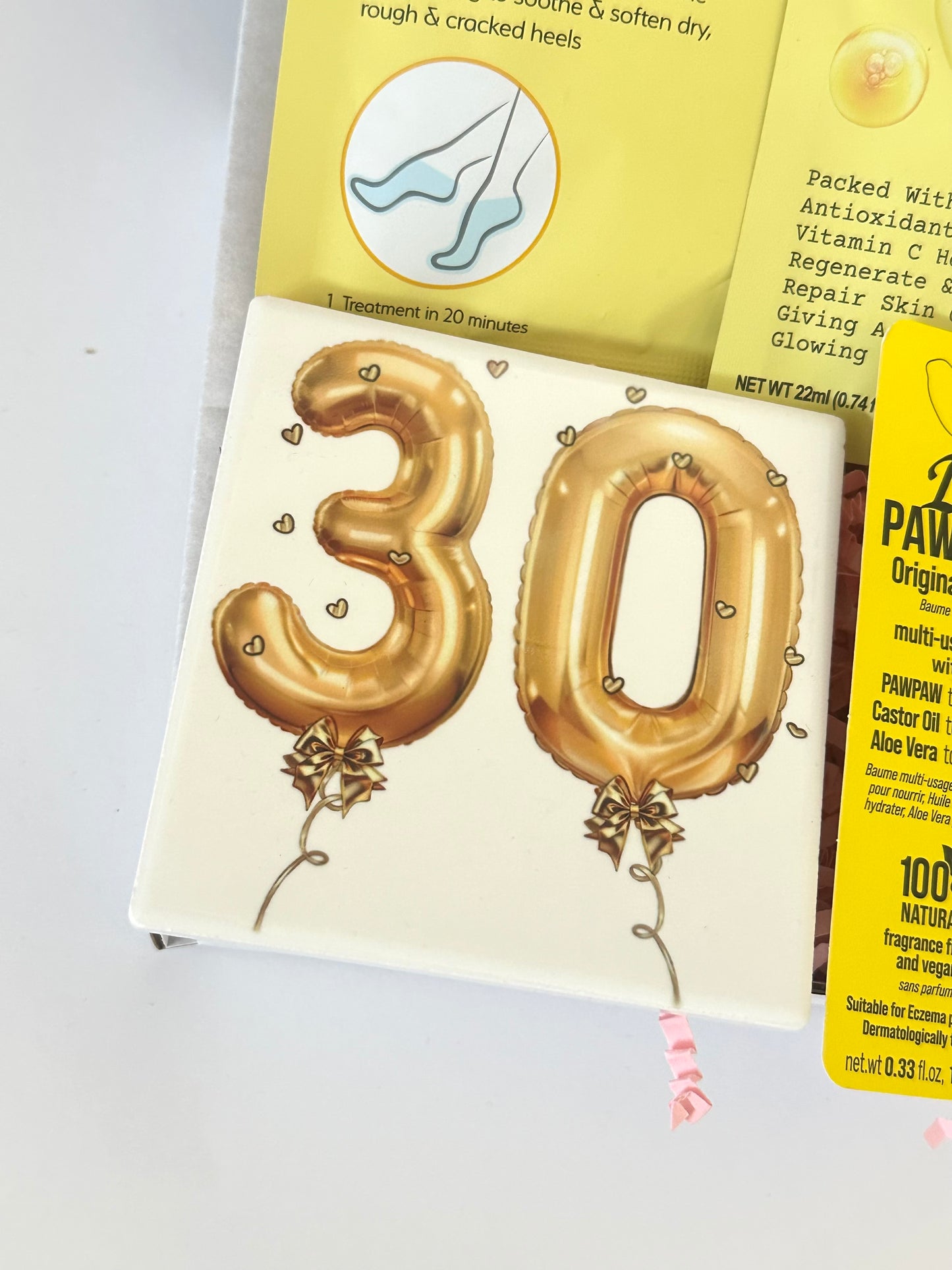 Lemon Milestone Birthday Pamper Gift Treat Box