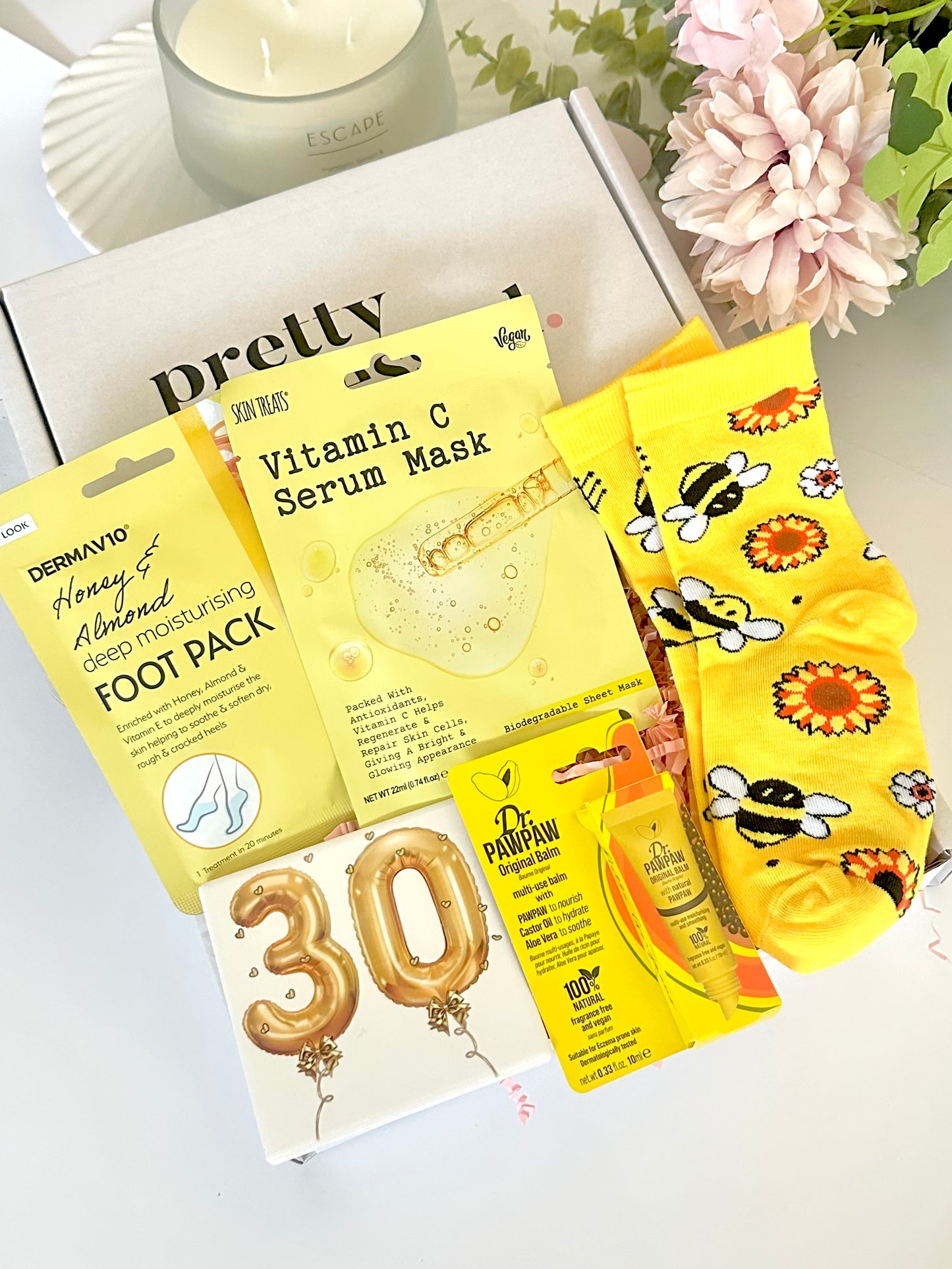Lemon Milestone Birthday Pamper Gift Treat Box