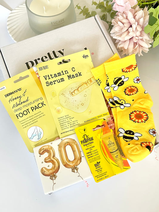 Lemon Milestone Birthday Pamper Gift Treat Box