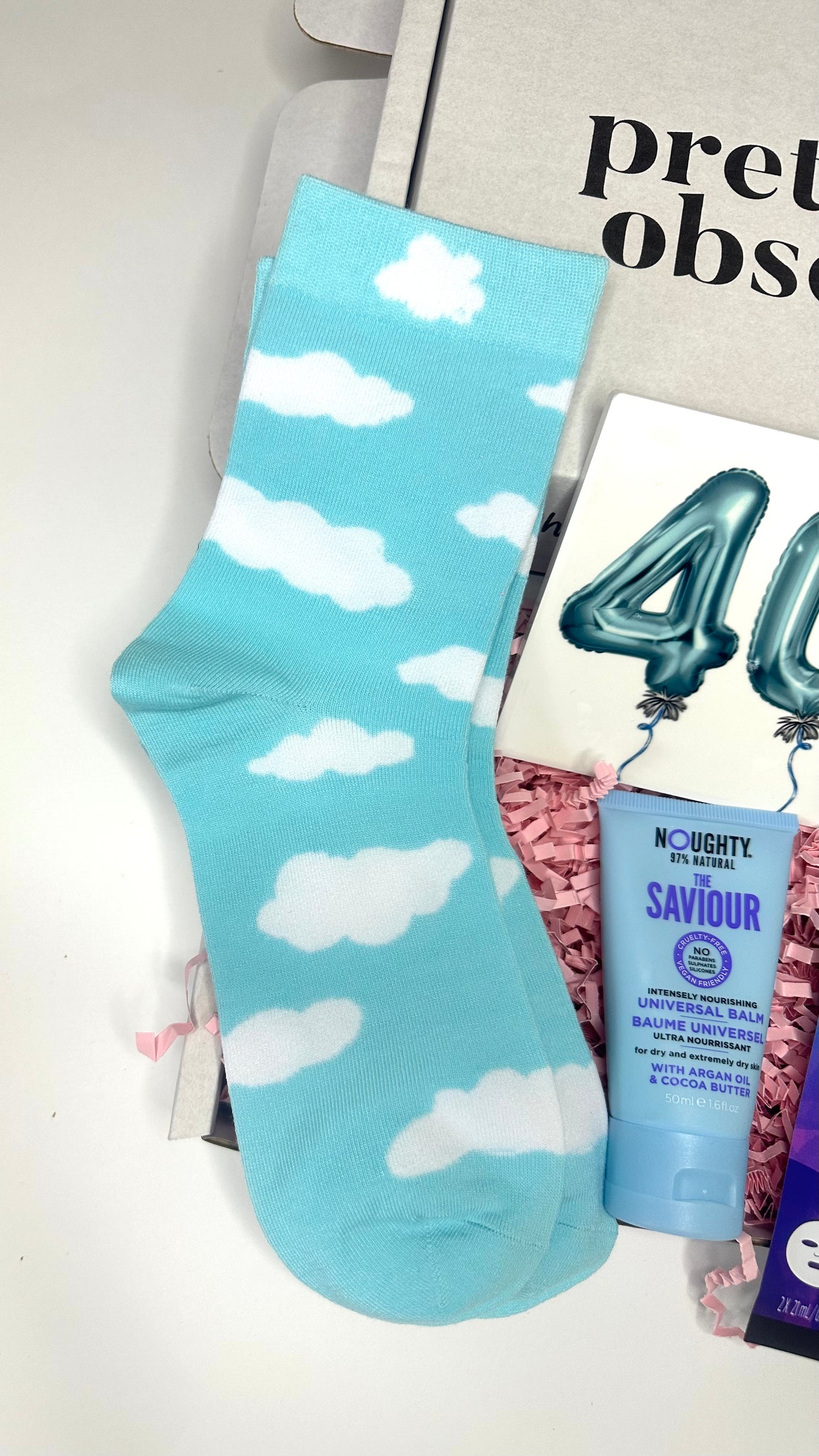 Blue Milestone Birthday Pamper Gift Box