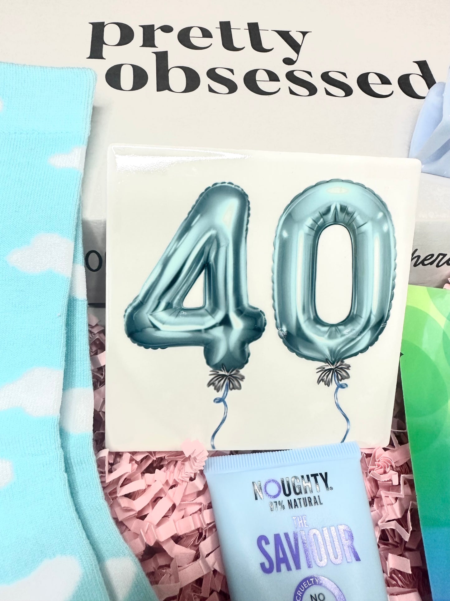 Blue Milestone Birthday Pamper Gift Box