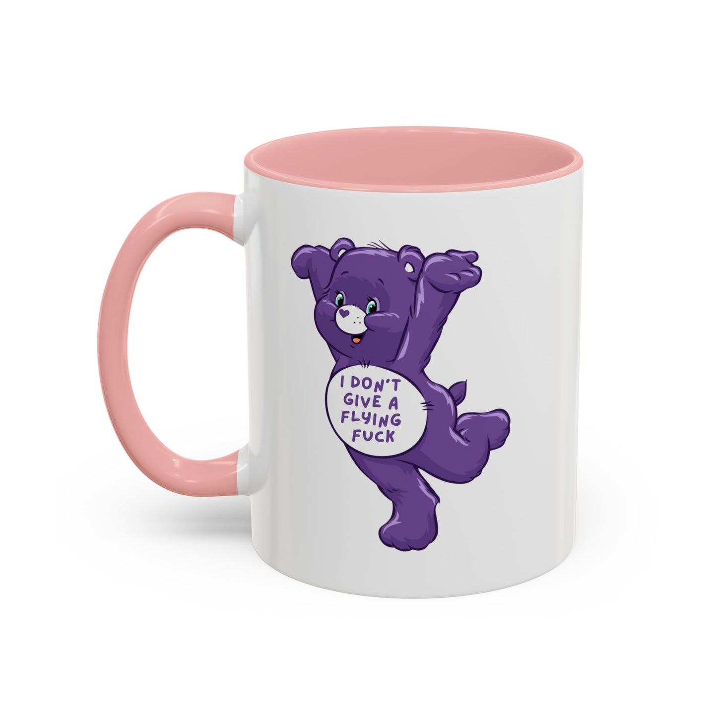 Swear Bear 'I Don't Give a Flying Fuck' Funny Mug / Coaster