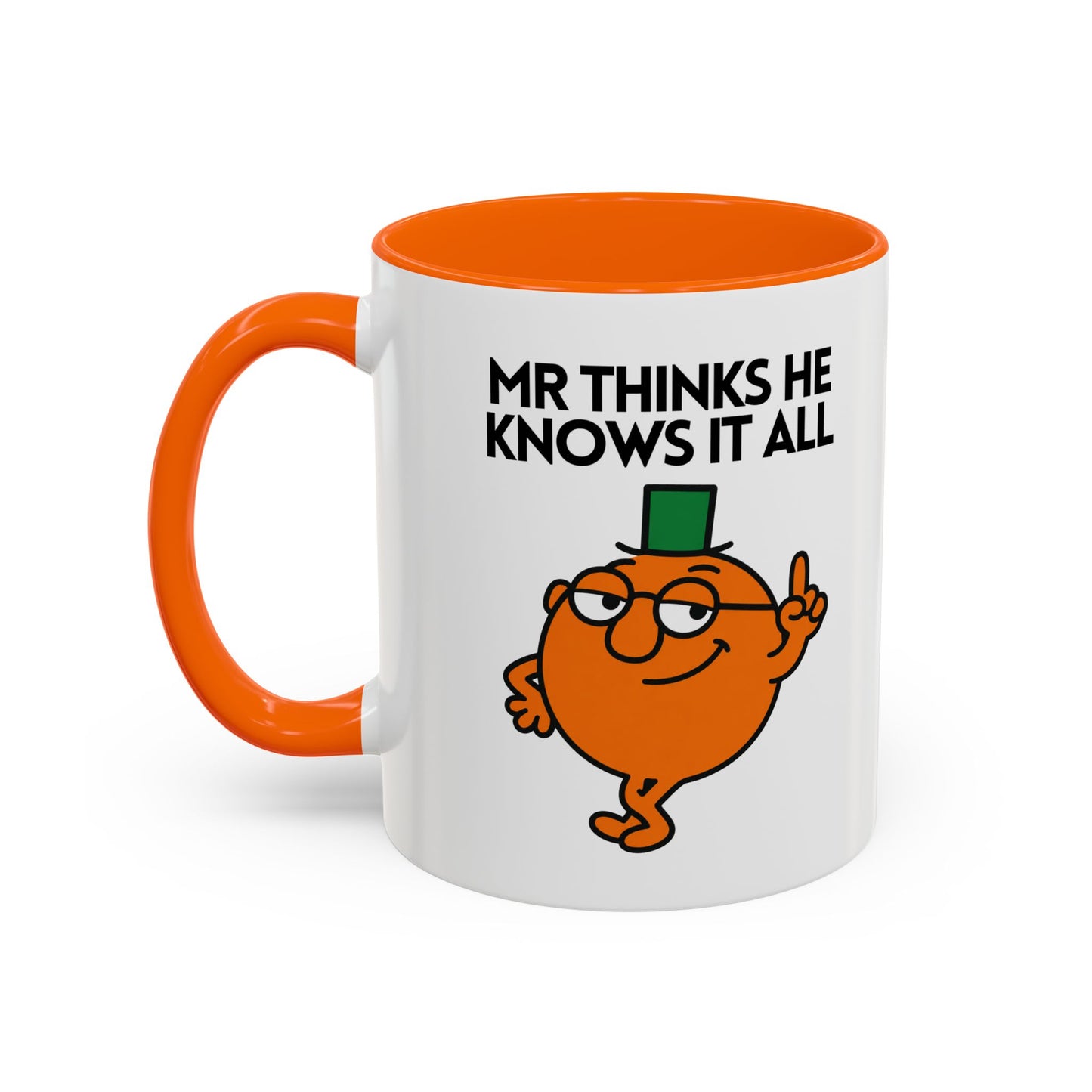 Novelty Mr Thinks He Know It All Novelty Funny Gift Mug 11oz