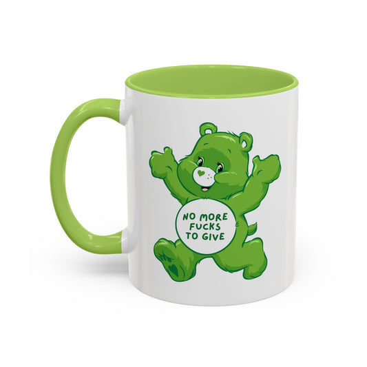 Swear Bear 'No More Fucks To Give' Funny Mug / Coaster