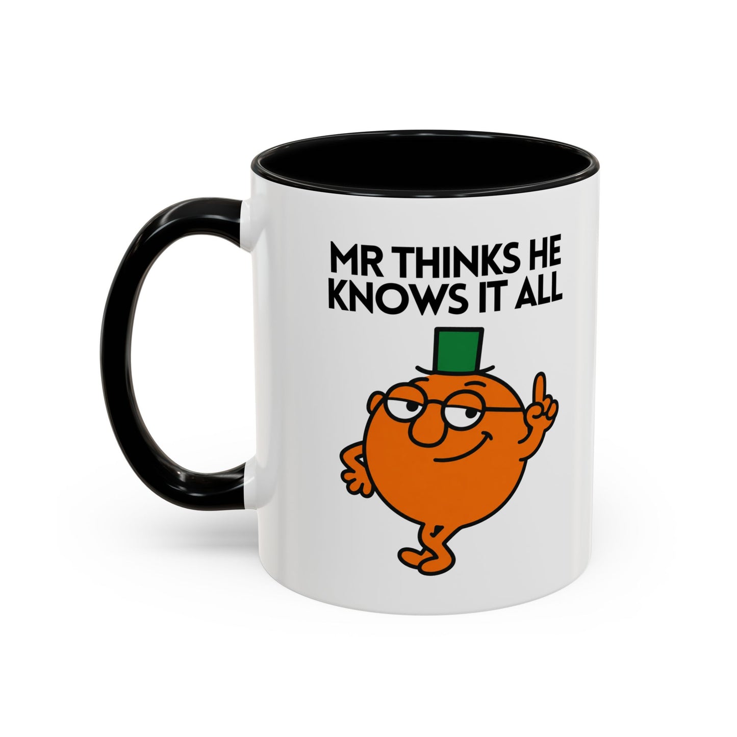 Novelty Mr Thinks He Know It All Novelty Funny Gift Mug 11oz