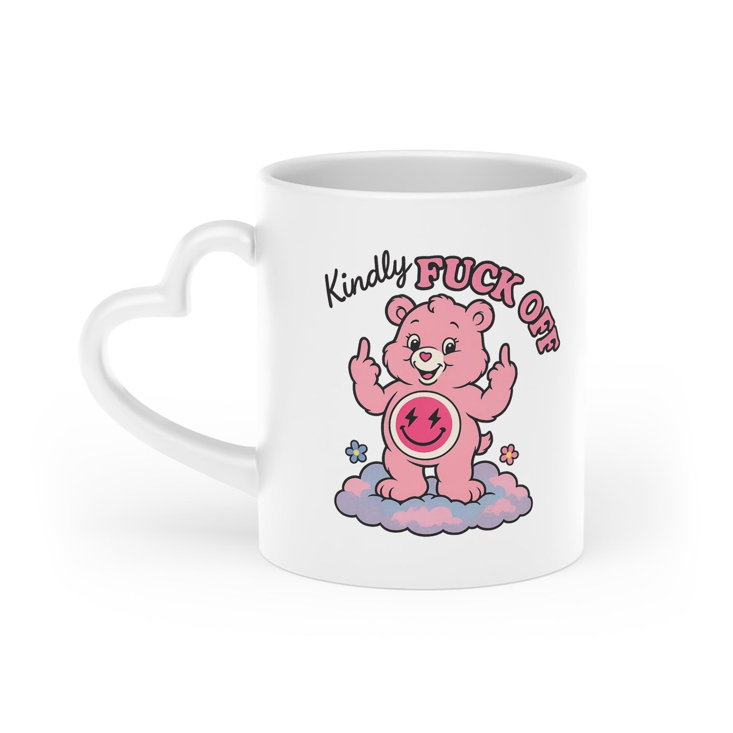 Swear Bear 'Kindly Fuck Off' Funny Mug / Coaster