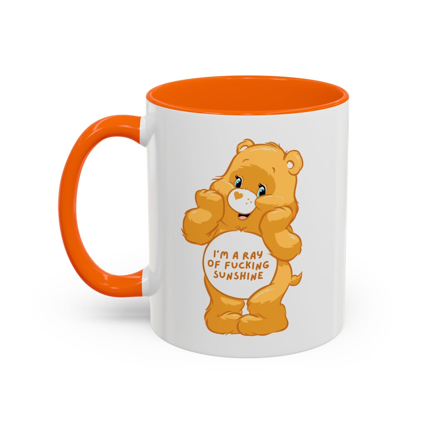 Swear Bear 'Im a Ray Of Fucking Sunshine' Funny Mug / Coaster
