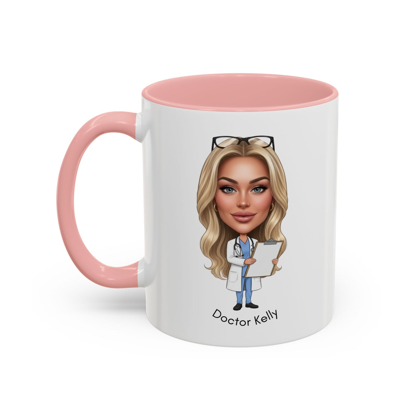 Personalised Fun Doctor Cartoon Sports Bottle 500ml / Mug / Coaster