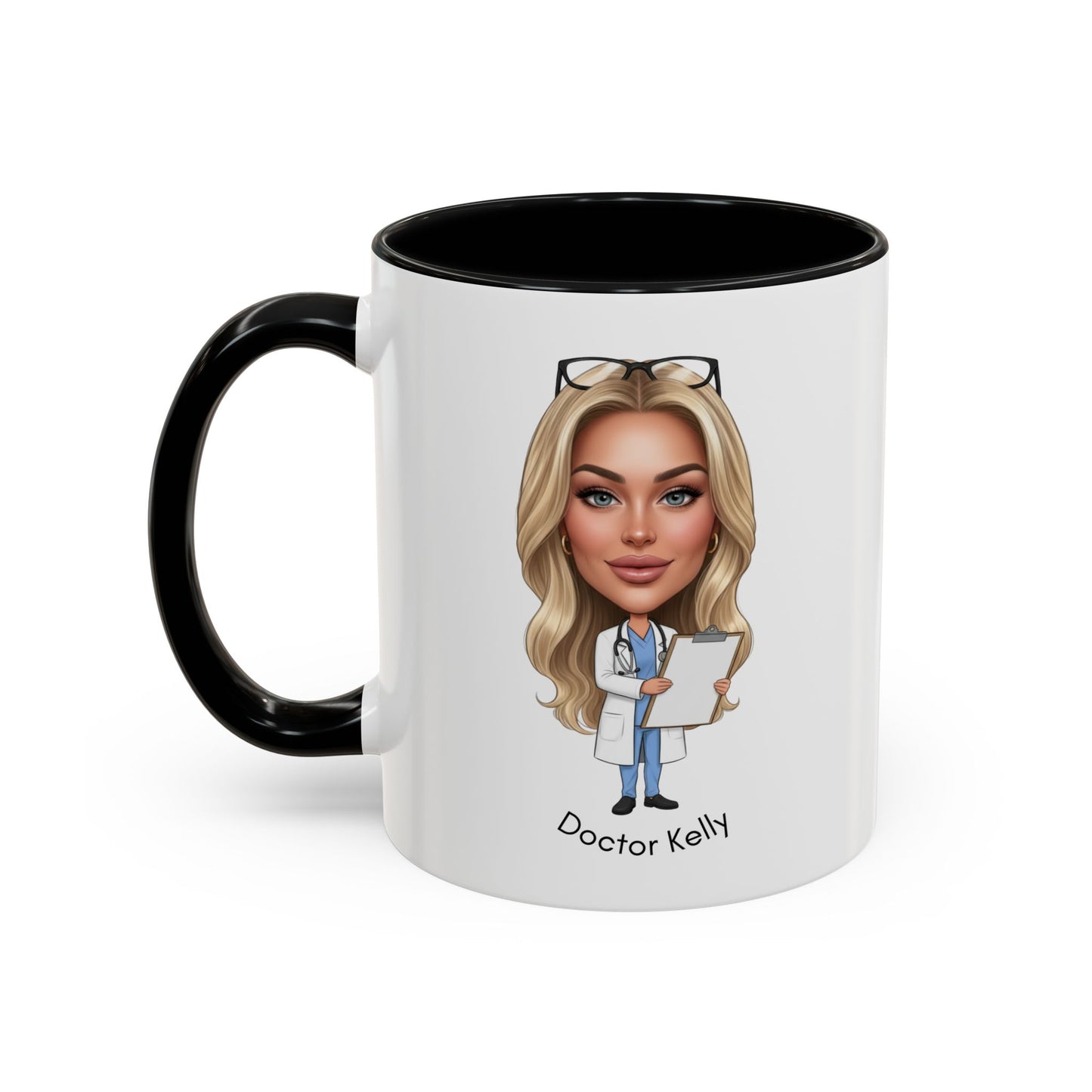 Personalised Fun Doctor Cartoon Sports Bottle 500ml / Mug / Coaster