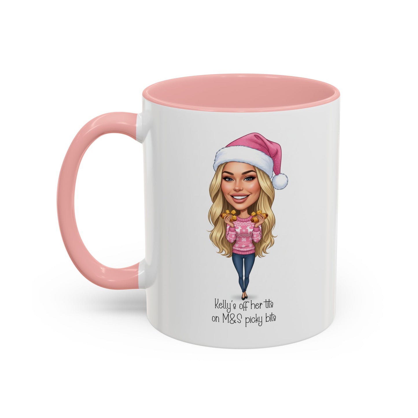 Cartoon Your Own Photo Personalised  'Off My T^ts on M&S Picky Bits Cartoon Novelty Sports Bottle 500ml / Mug / Coaster