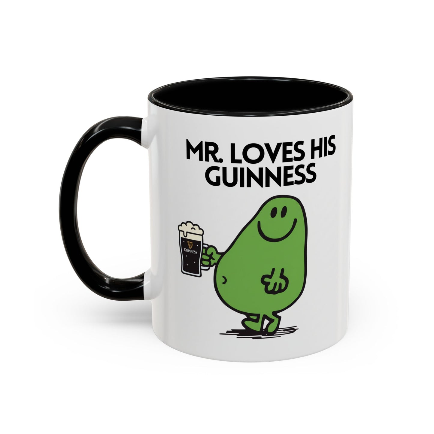 Novelty Mr Loves His Guiness' Character Mug / Coaster