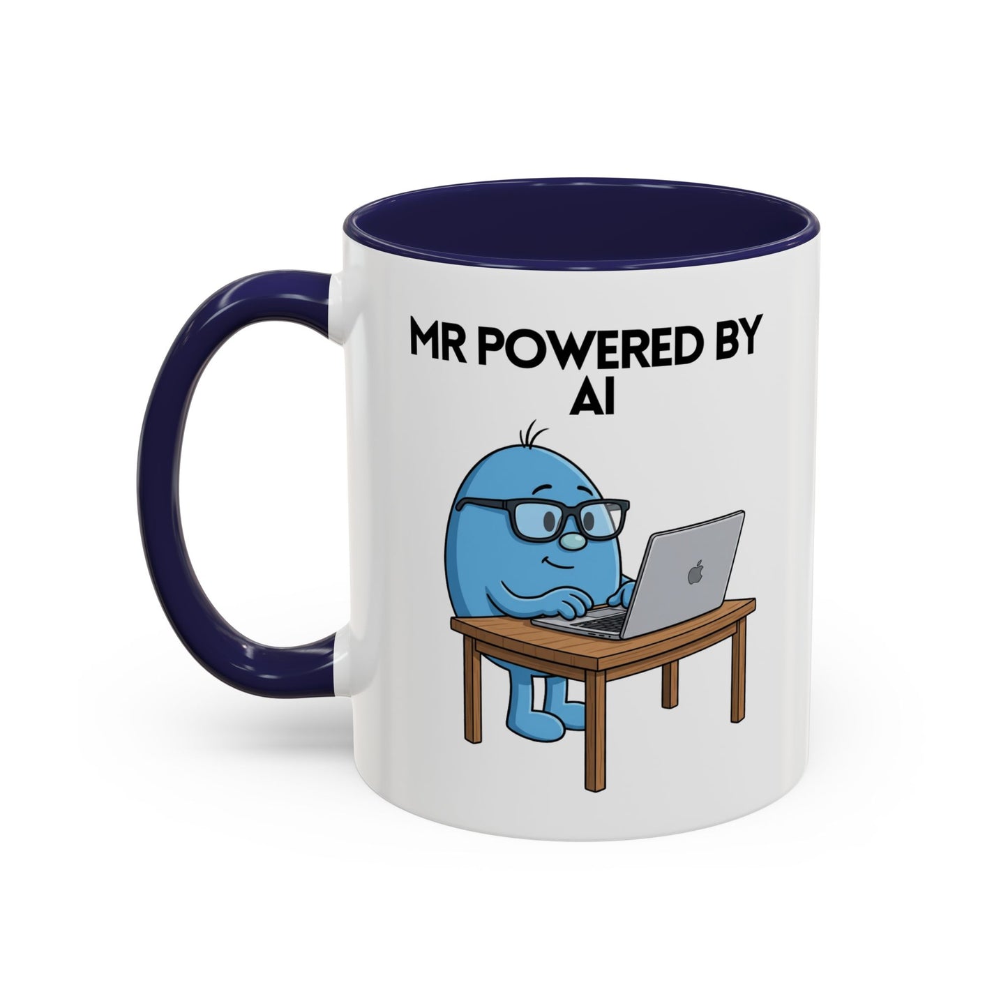 Novelty Mr or Miss Powered By AI' Character Mug 11oz