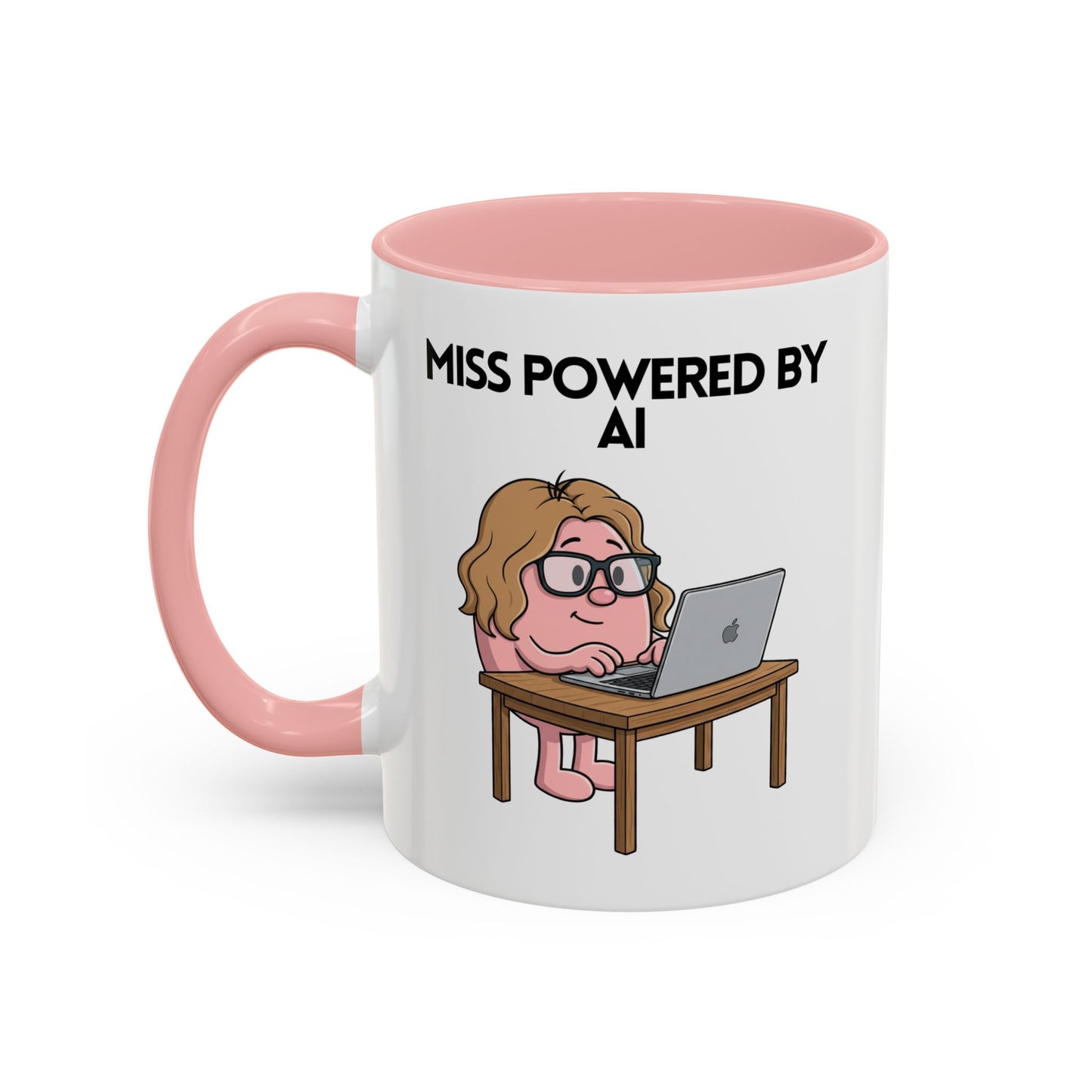 Novelty Mr or Miss Powered By AI' Character Mug 11oz