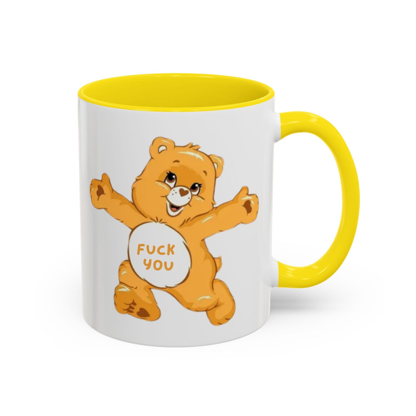 Swear Bear 'Fuck You' Funny Mug / Coaster