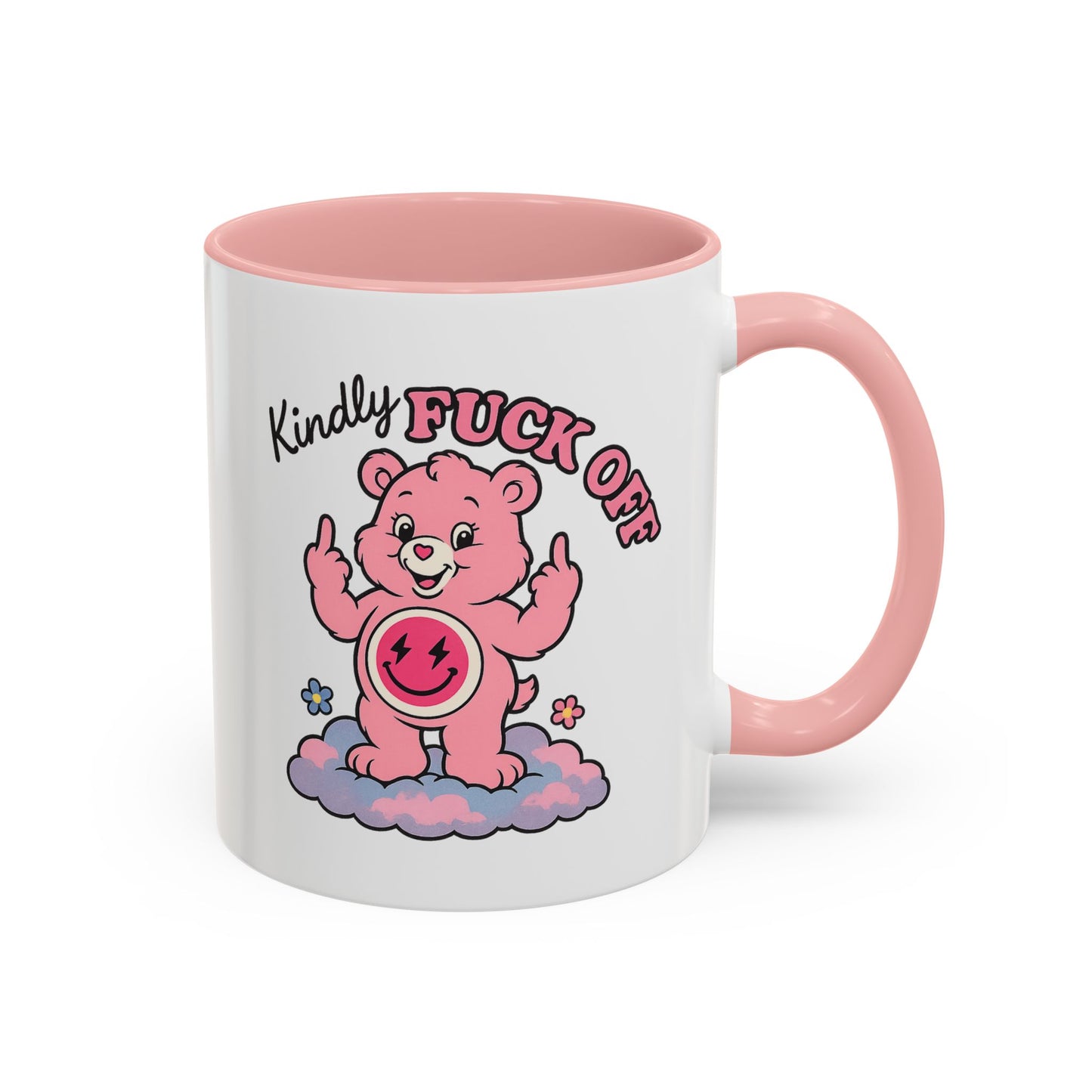 Swear Bear 'Kindly Fuck Off' Funny Mug / Coaster