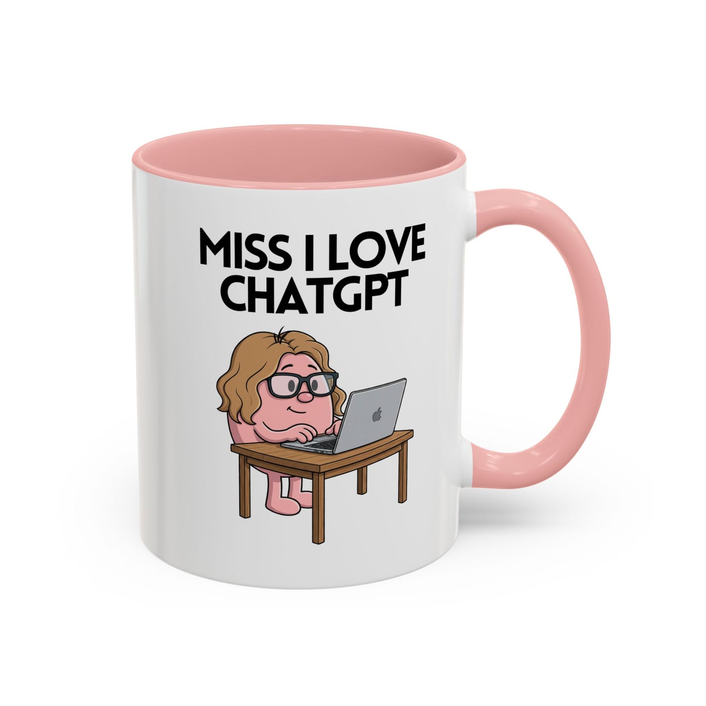 Novelty Mr or Miss Love ChatGPT' Character Mug 11oz