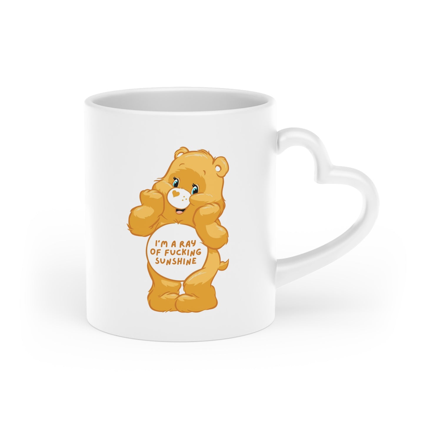 Swear Bear 'Im a Ray Of Fucking Sunshine' Funny Mug / Coaster