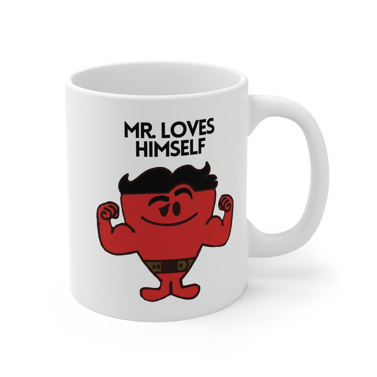 Novelty Mr. Loves Himself Character Mug 11oz
