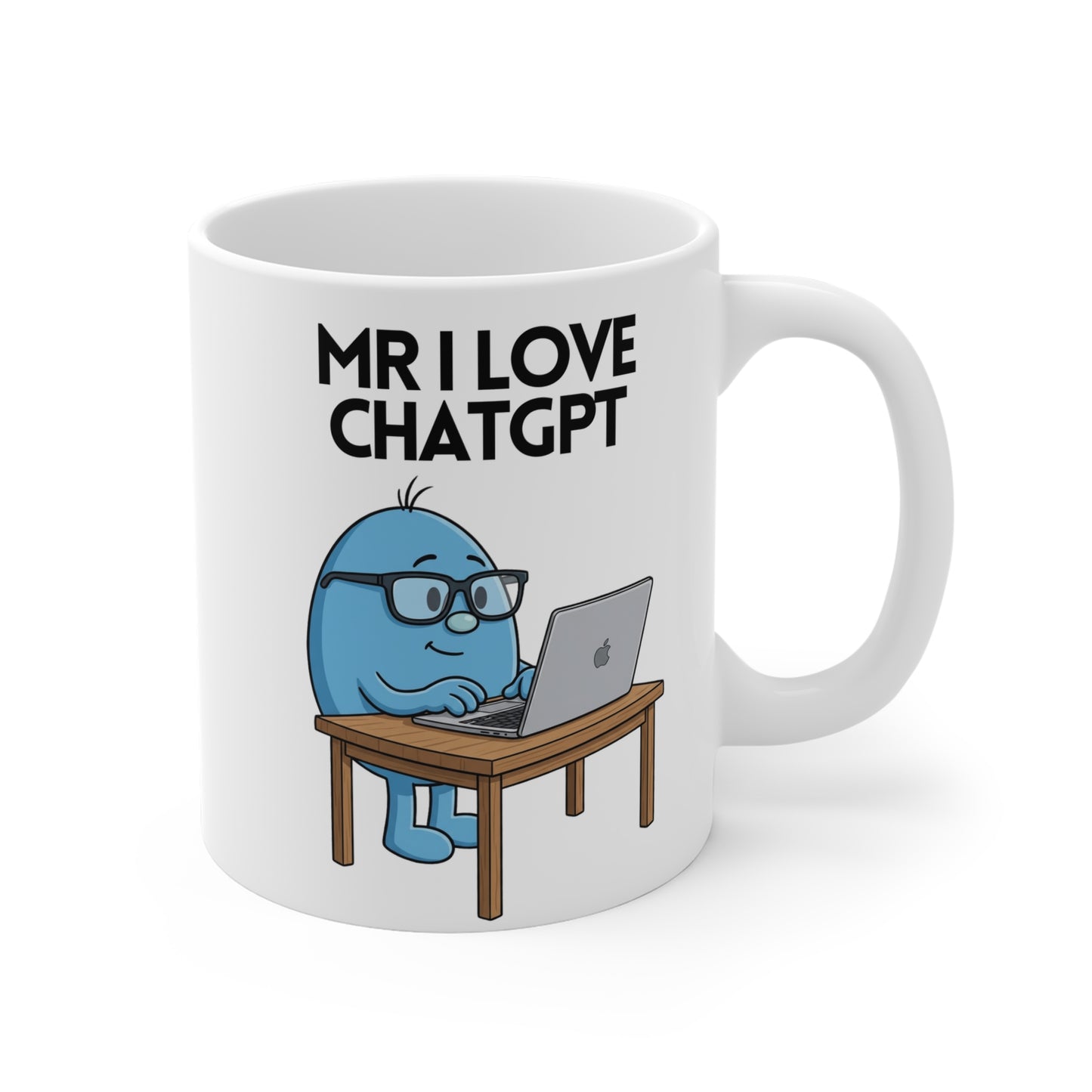 Novelty Mr or Miss Love ChatGPT' Character Mug 11oz