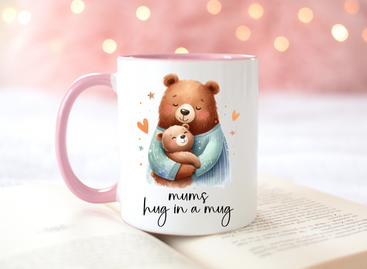 'Mum's Hug In A Mug' Printed Mug