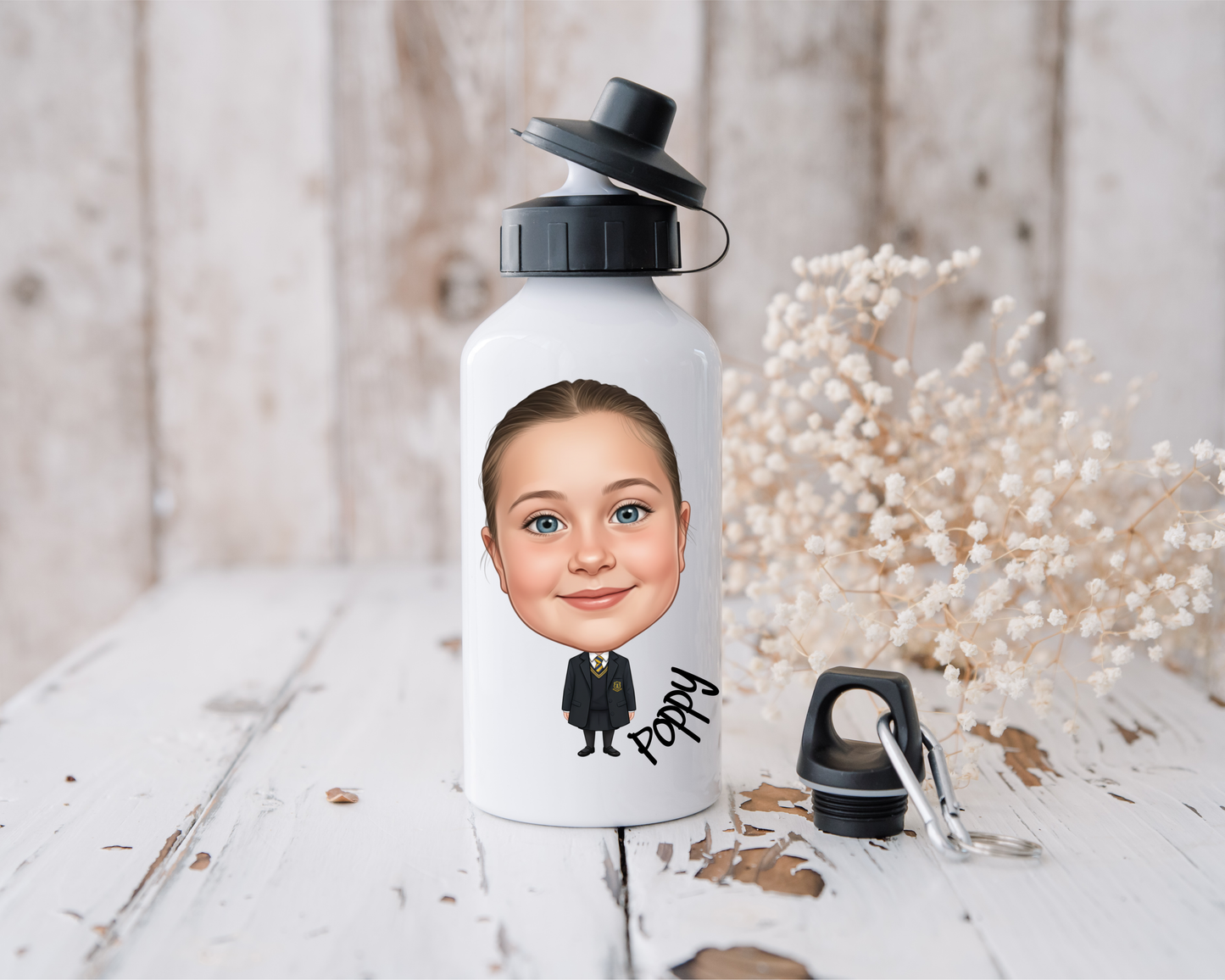 Personalised Fun School Cartoon Sports Bottle 500ml