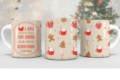 Hot Cocoa & Christmas Movies Mug